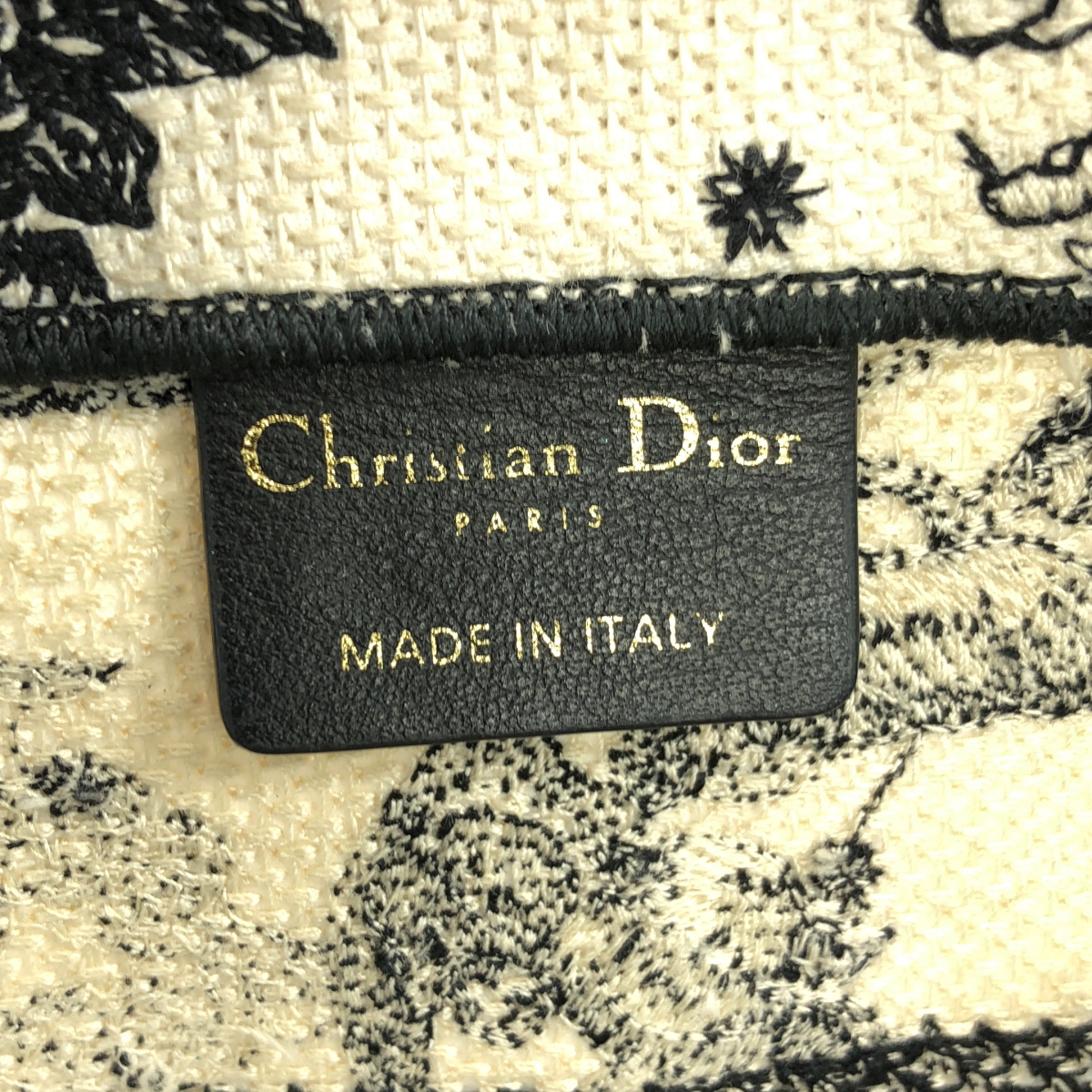 Christian Dior / クリスチャンディオール ディオール ゾディアック ブックトートバッグ ミディアム キャンバス