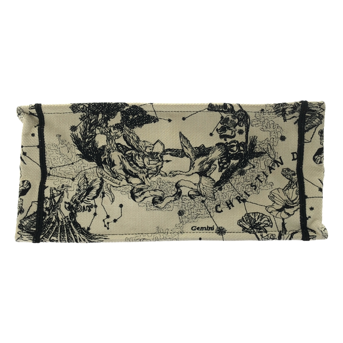 Christian Dior / クリスチャンディオール ディオール ゾディアック ブックトートバッグ ミディアム キャンバス