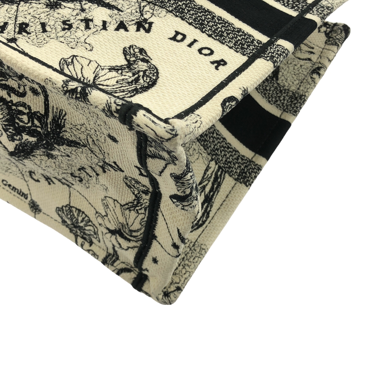 Christian Dior / クリスチャンディオール ディオール ゾディアック ブックトートバッグ ミディアム キャンバス