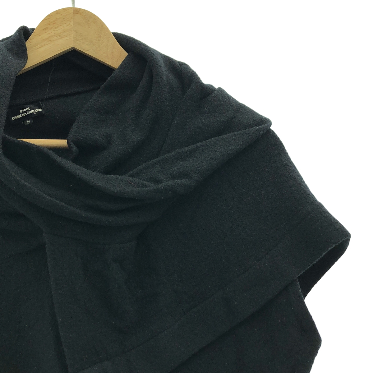 tricot COMME des GARCONS / トリココムデギャルソン ウール縮絨 アシンメトリー ベスト