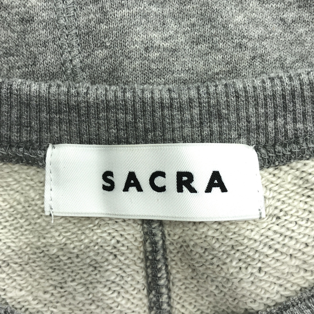 SACRA / サクラ FINE FLEECY OP 裏毛 スウェット ノースリーブ ワンピース
