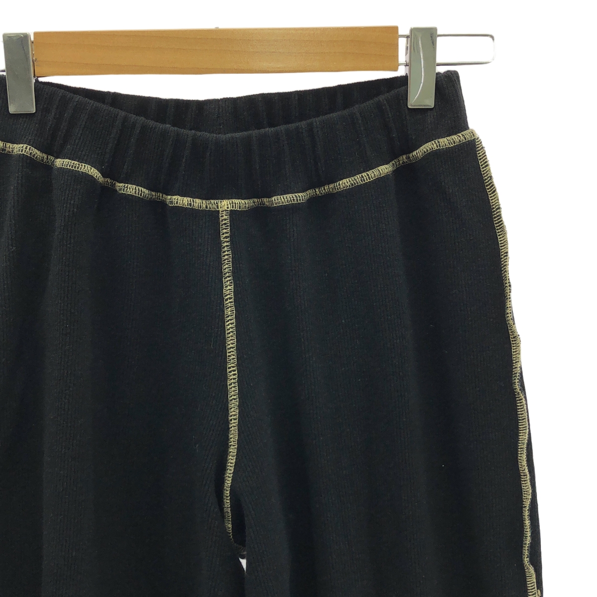 BASErange / ベースレンジ コットン ヘンプ リブ ワイドパンツ