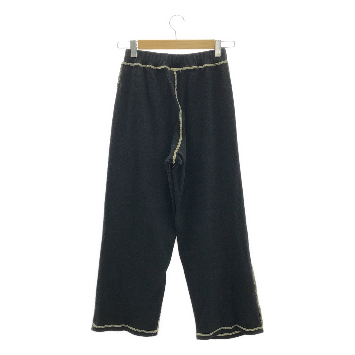 BASErange / ベースレンジ コットン ヘンプ リブ ワイドパンツ