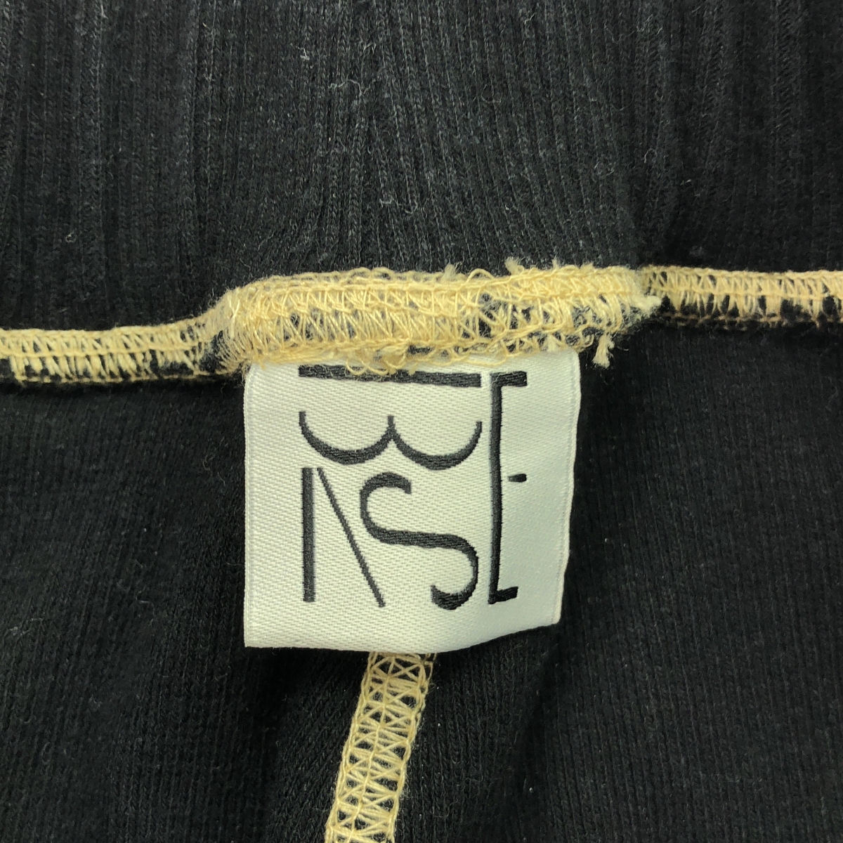 BASErange / ベースレンジ コットン ヘンプ リブ ワイドパンツ