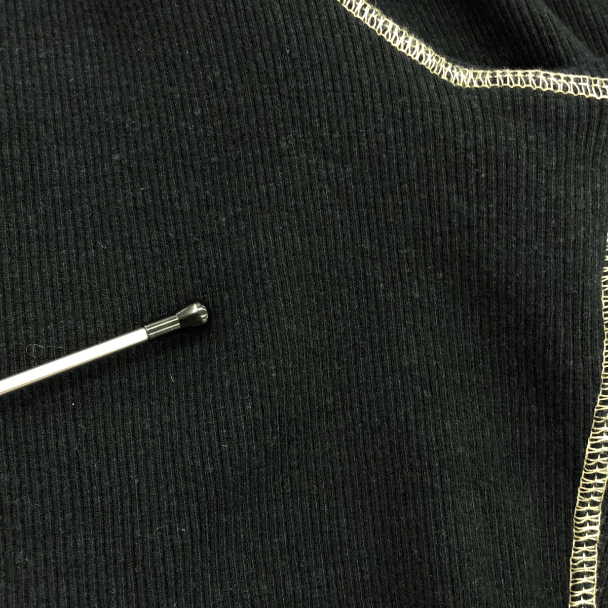 BASErange / ベースレンジ コットン ヘンプ リブ ワイドパンツ