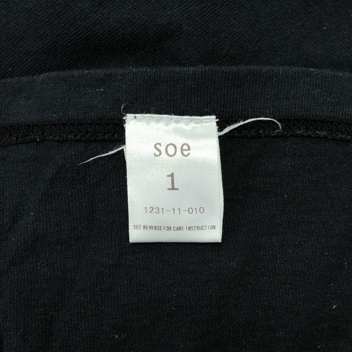 SOE / ソーイ Washed Tshirts OAS ウォッシュド Tシャツ