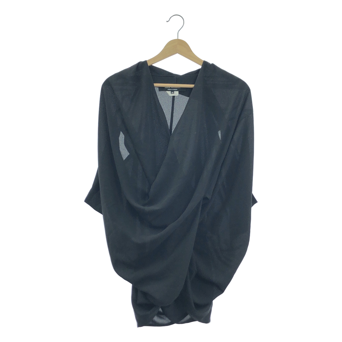 JUNYA WATANABE COMME des GARCONS / ジュンヤワタナベ ポリエステル 変形 ドレープ プルオーバー ブラウス