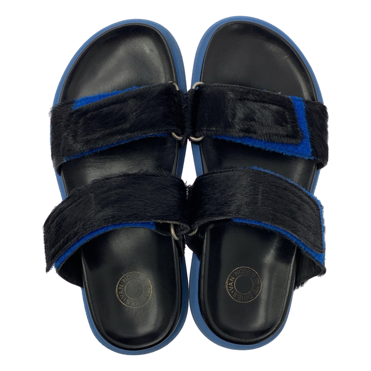 DRIES VAN NOTEN / ドリスヴァンノッテン ハラコ ダブルストラップ サンダル シューズ