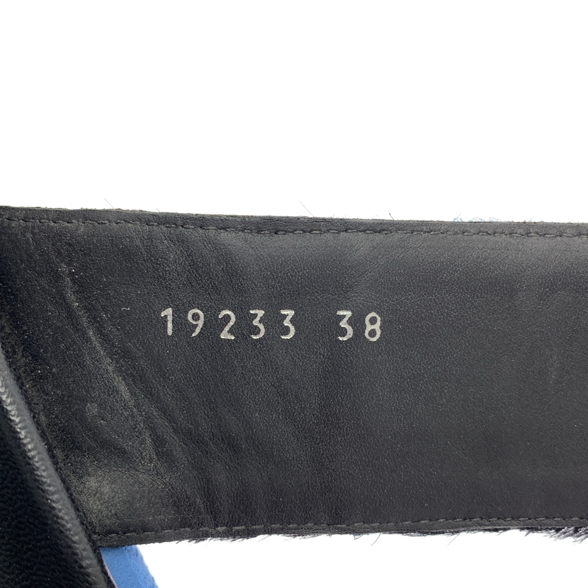 DRIES VAN NOTEN / ドリスヴァンノッテン ハラコ ダブルストラップ サンダル シューズ