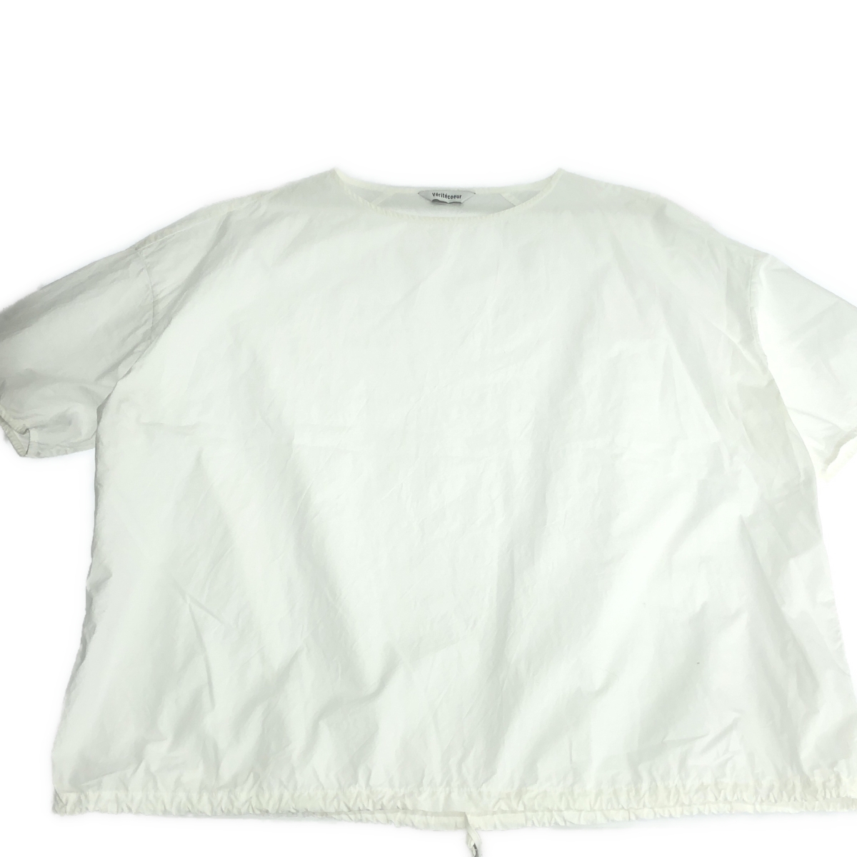 veritecoeur / ヴェリテクール ドローストリング ボリューム オーバー ブラウス