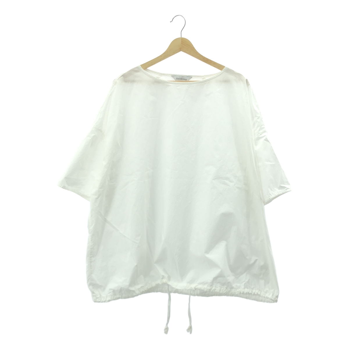 veritecoeur / ヴェリテクール ドローストリング ボリューム オーバー ブラウス