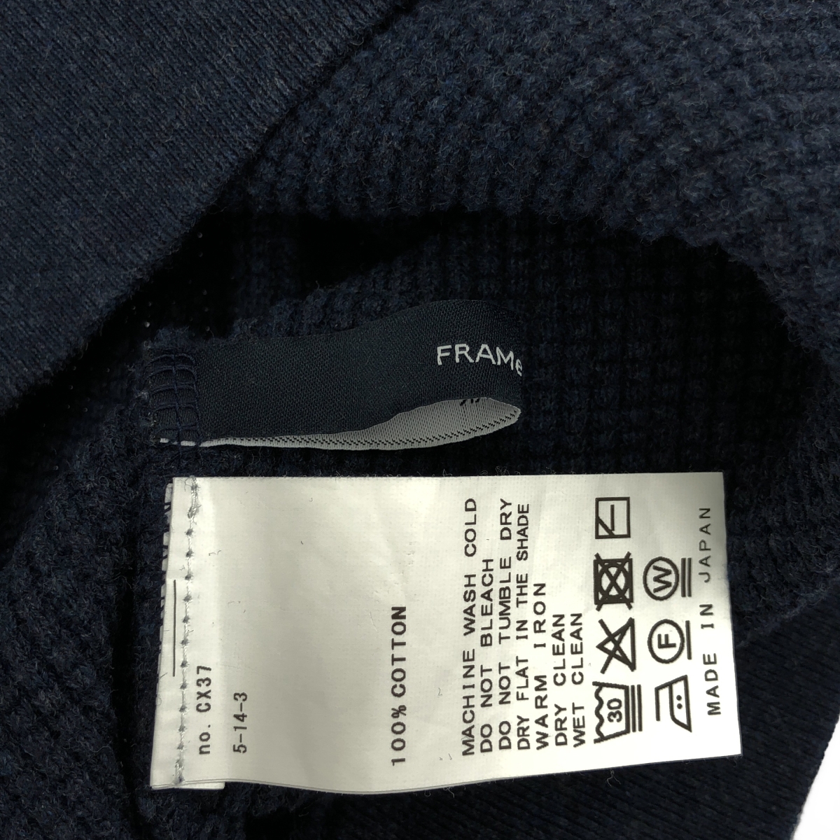 Framework / フレームワーク ワッフルヘンリープルオーバー