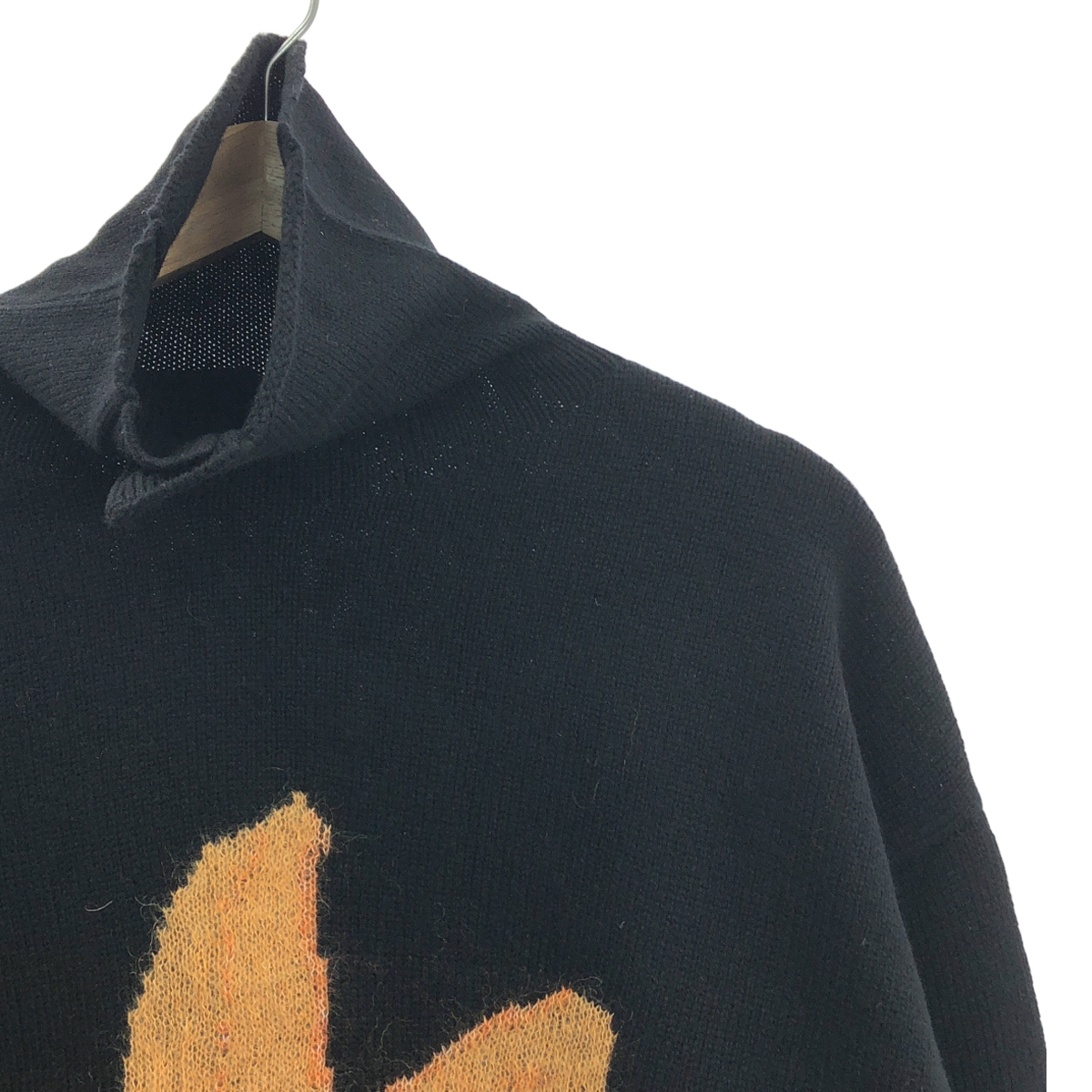 YOHJI YAMAMOTO POUR HOMME / ヨウジヤマモトプールオム 花柄 タートル ボタン ニット