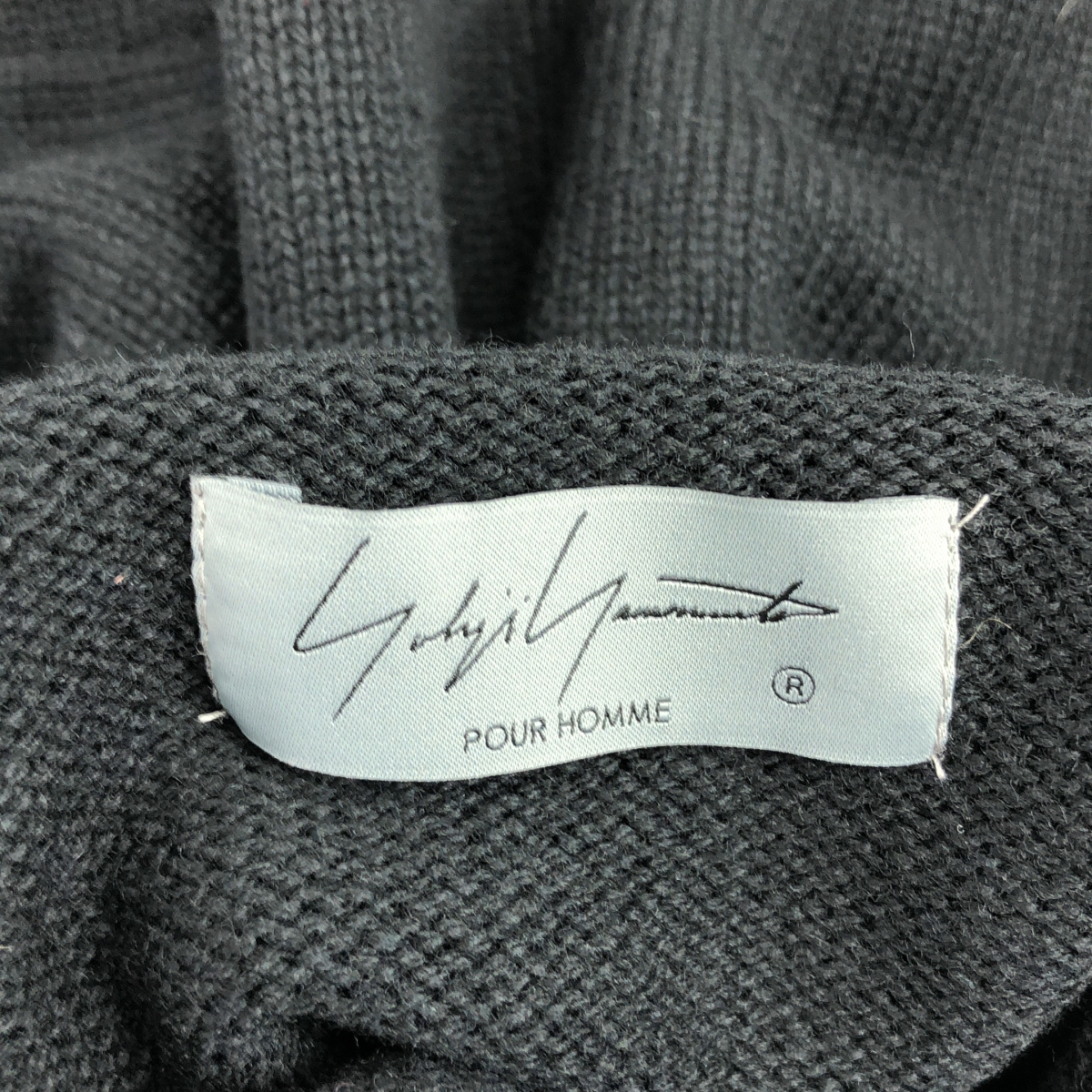 YOHJI YAMAMOTO POUR HOMME / ヨウジヤマモトプールオム 花柄 タートル ボタン ニット