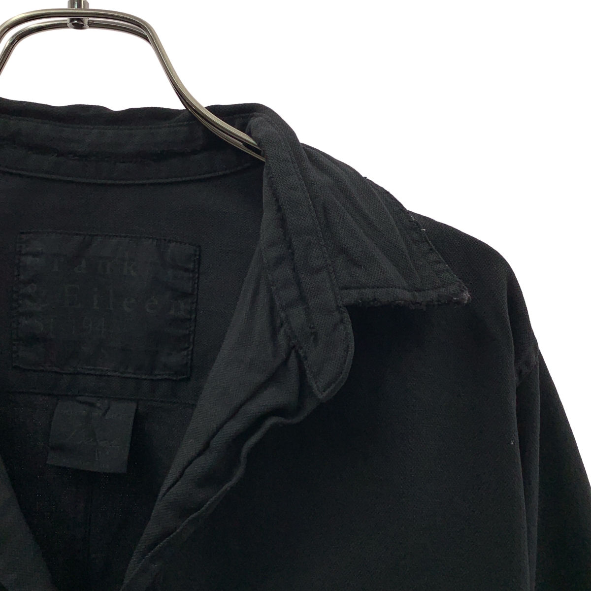 Frank&Eileen / フランクアンドアイリーン BARRY コットン ダメージ加工 オープンカラーシャツ