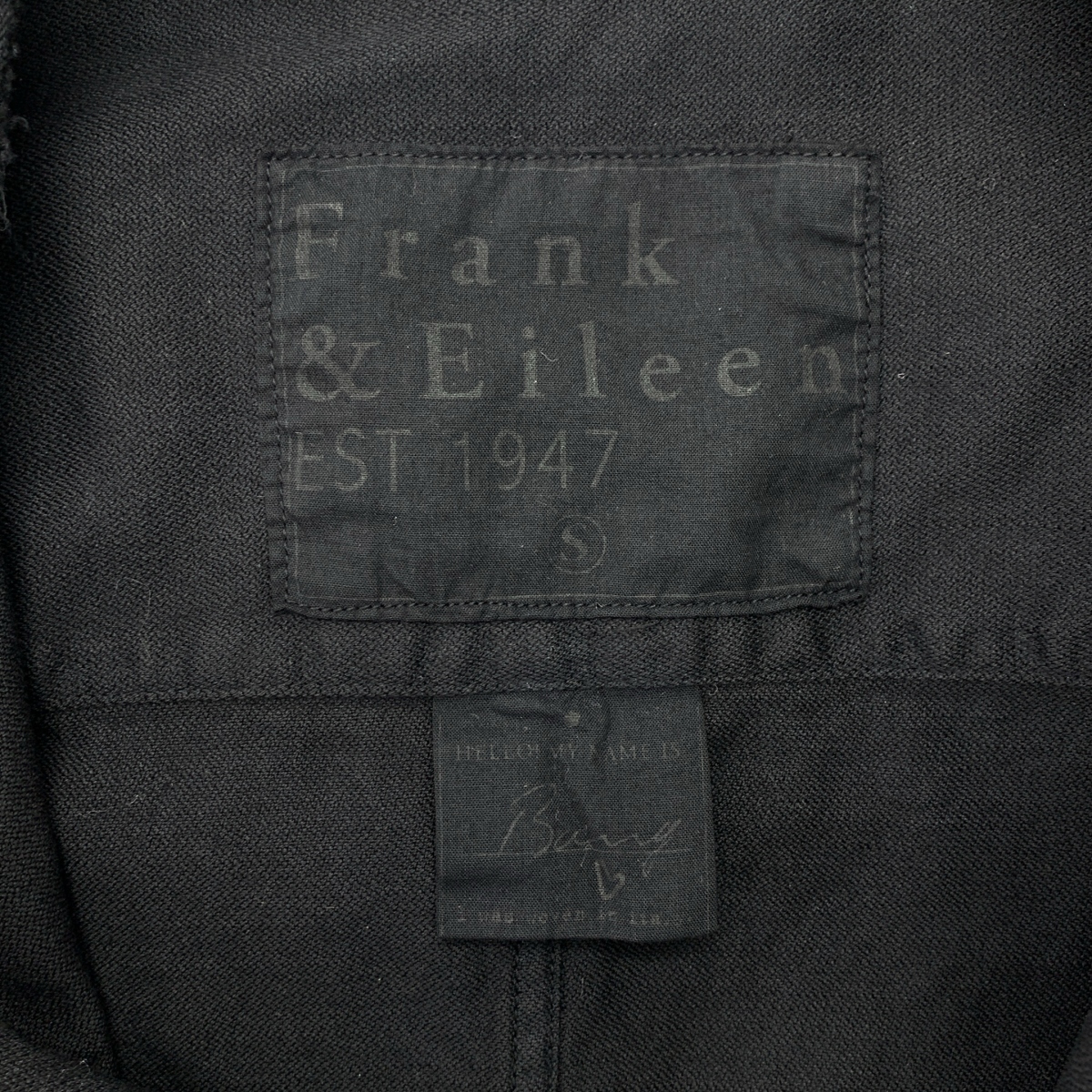 Frank&Eileen / フランクアンドアイリーン BARRY コットン ダメージ加工 オープンカラーシャツ