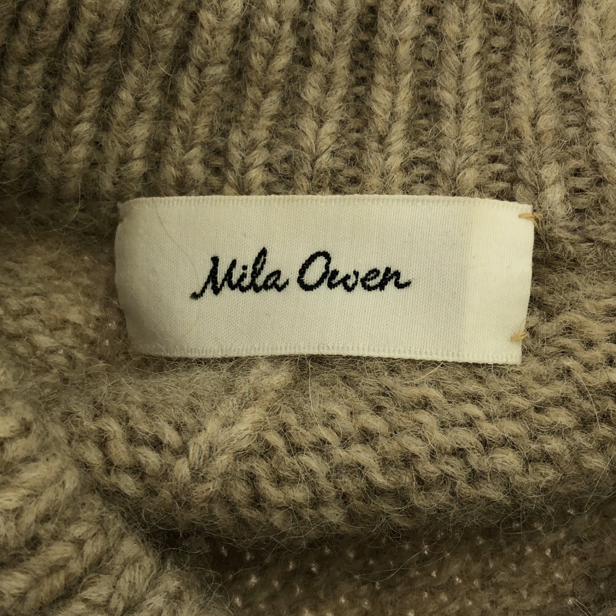 その他 ベビーアルパカ ニット プルオーバー