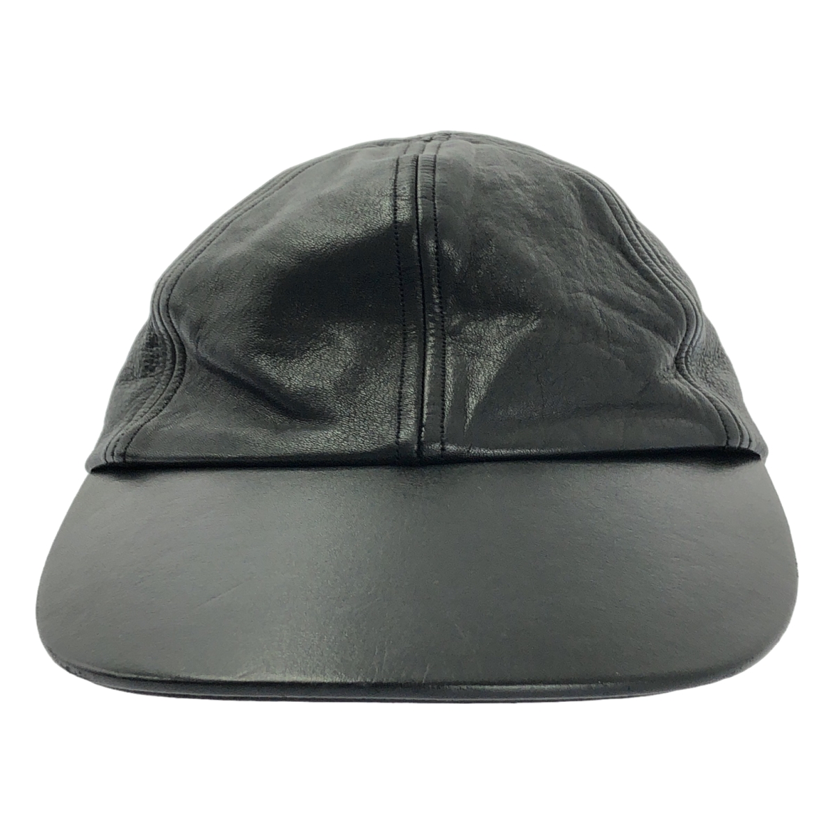 COMESANDGOES / カムズアンドゴーズ カウレザー 6パネル キャップ