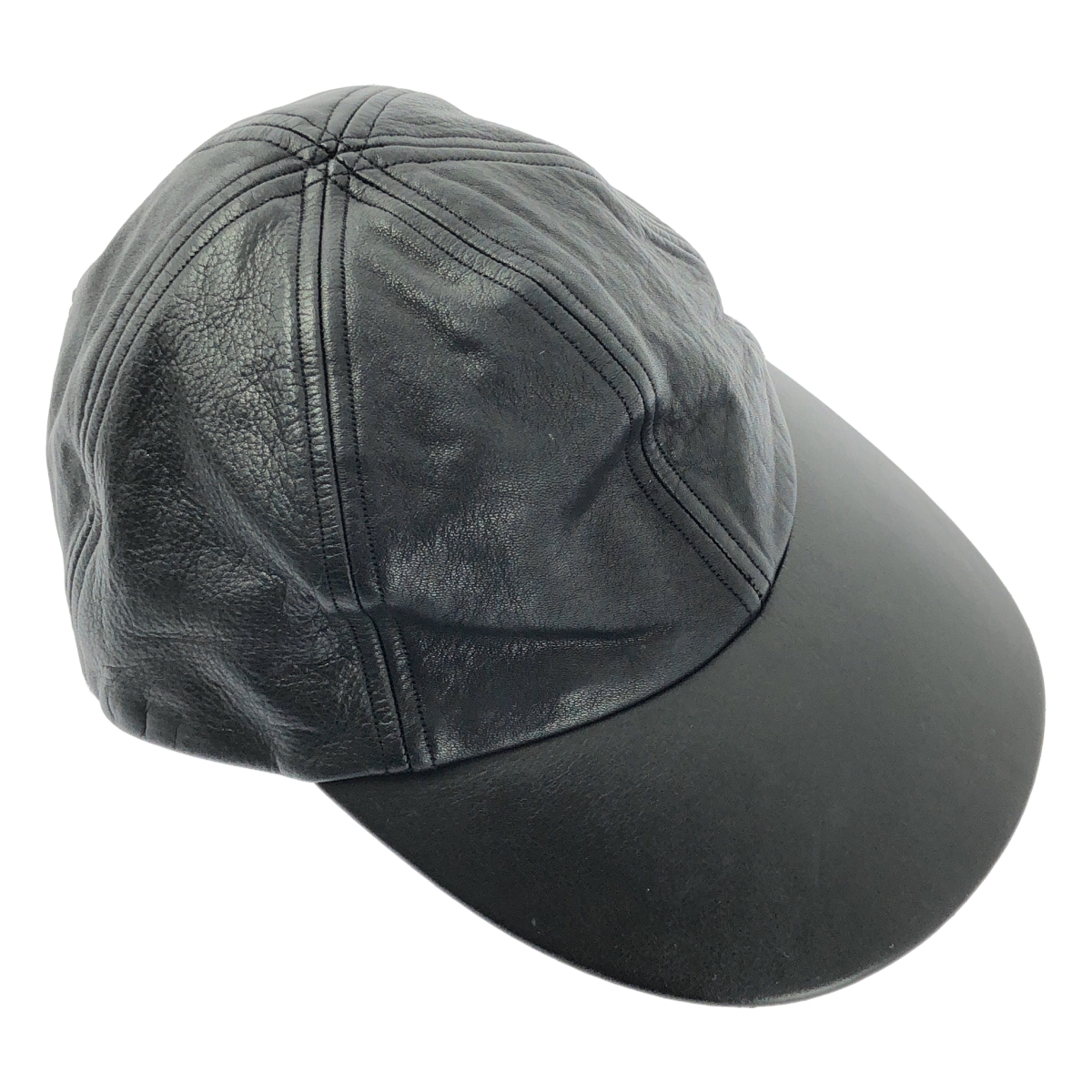 COMESANDGOES / カムズアンドゴーズ カウレザー 6パネル キャップ