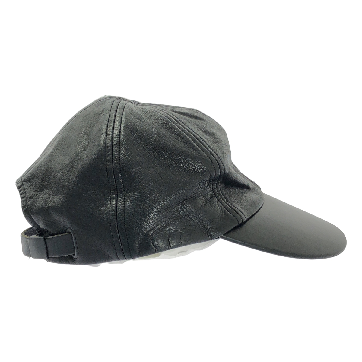 COMESANDGOES / カムズアンドゴーズ カウレザー 6パネル キャップ