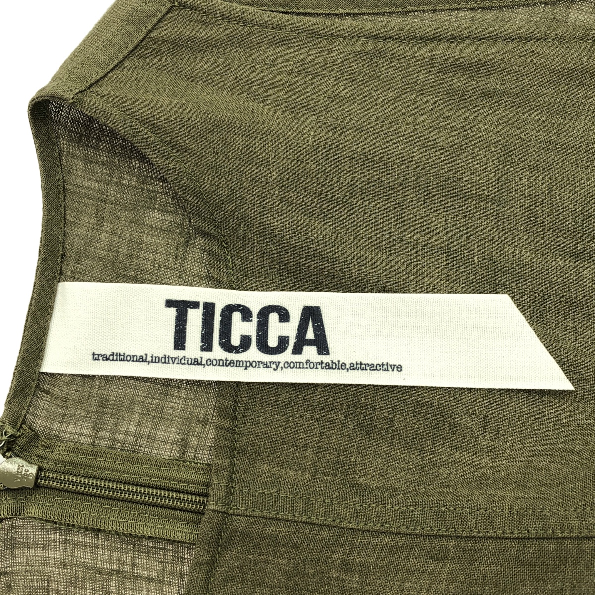 TICCA / ティッカ リネンコンビネゾン オールインワン サロペット