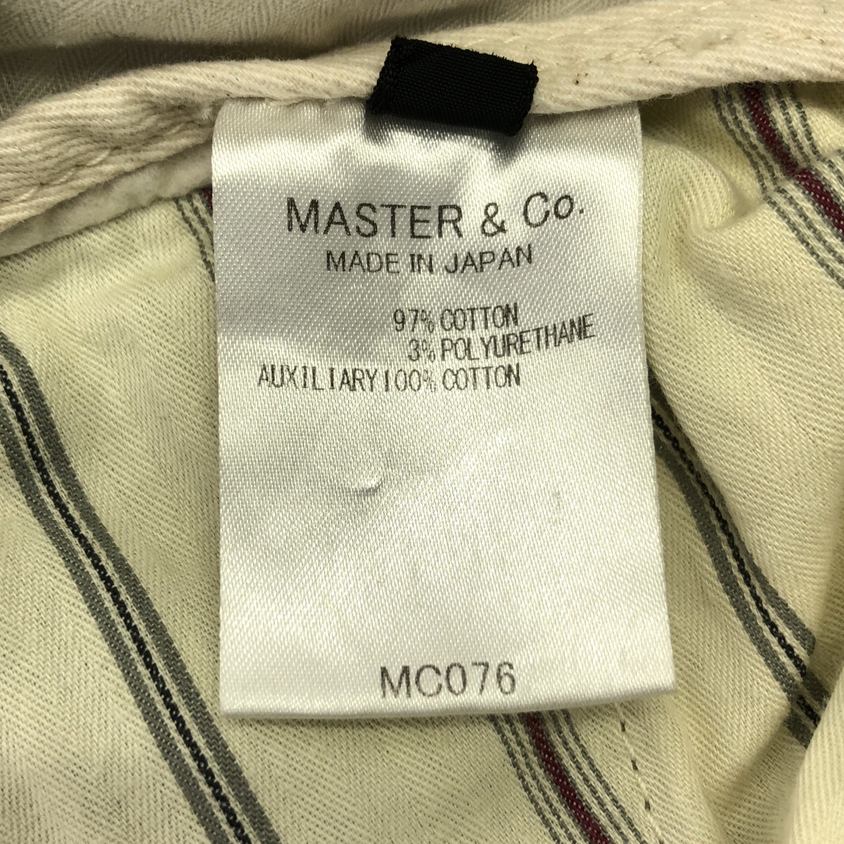 MASTER&CO / マスターアンドコー ミリタリー ワイド ベイカー パンツ