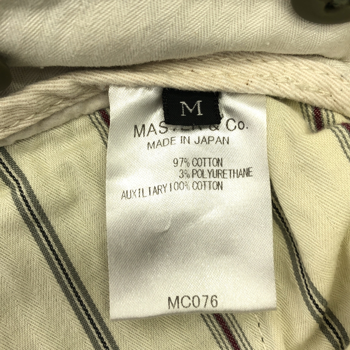 MASTER&CO / マスターアンドコー ミリタリー ワイド ベイカー パンツ