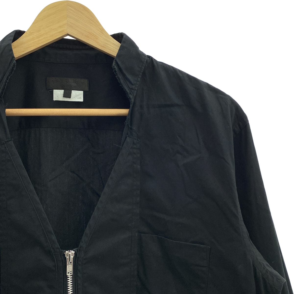 COMME des GARCONS HOMME PLUS / コムデギャルソンオムプリュス コットン Vネック ジップドッキングシャツ