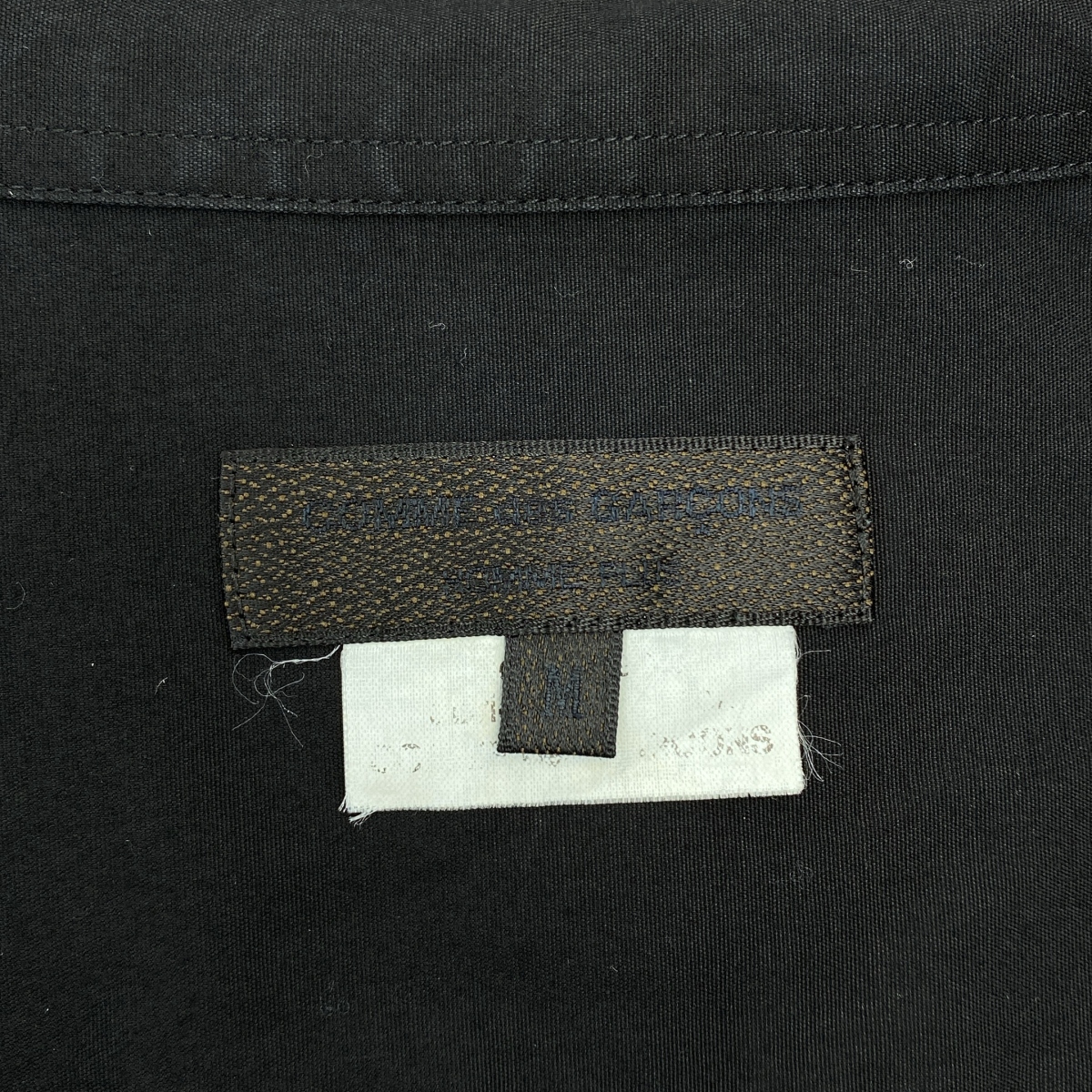 COMME des GARCONS HOMME PLUS / コムデギャルソンオムプリュス コットン Vネック ジップドッキングシャツ