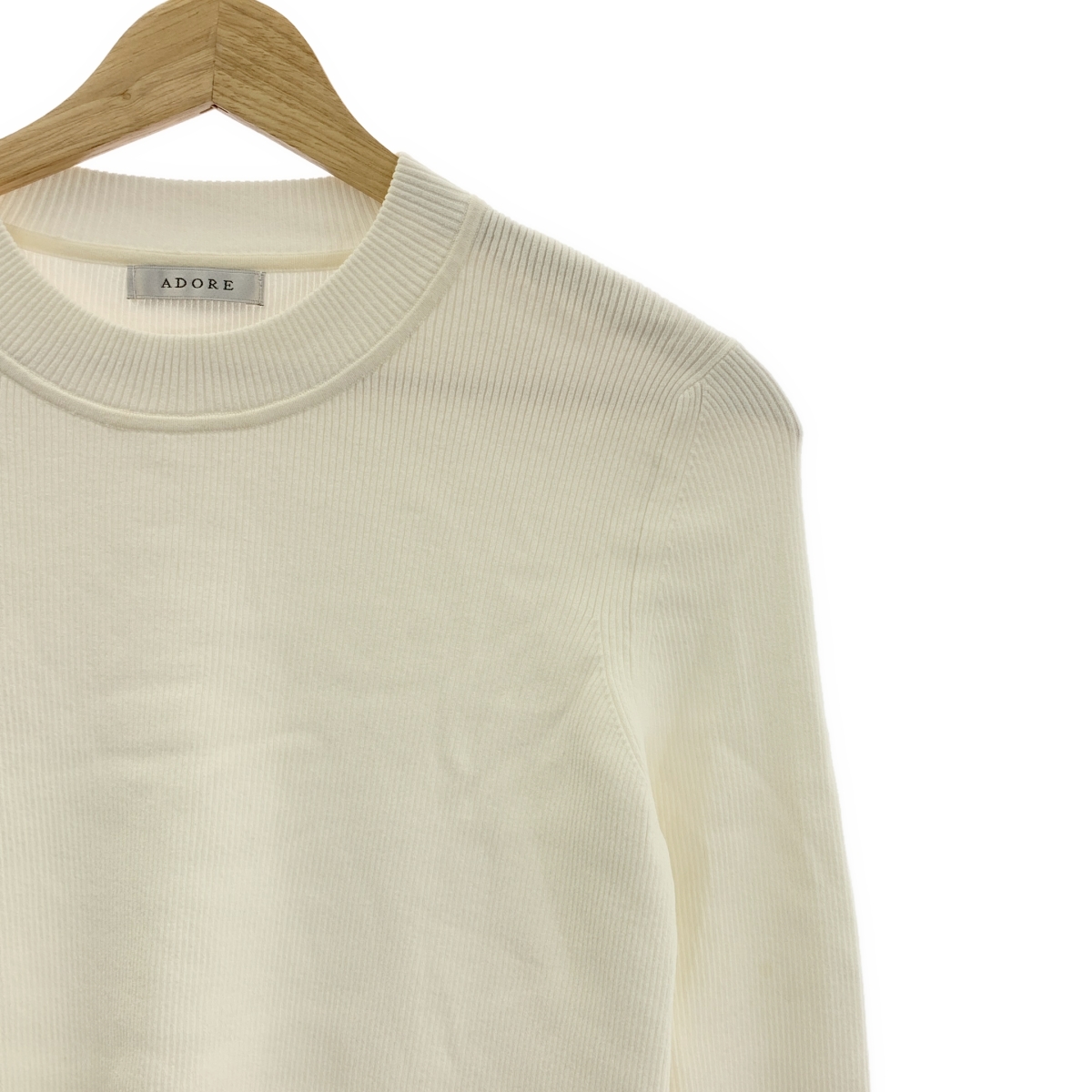 ADORE / アドーア リブニット プルオーバー トップス
