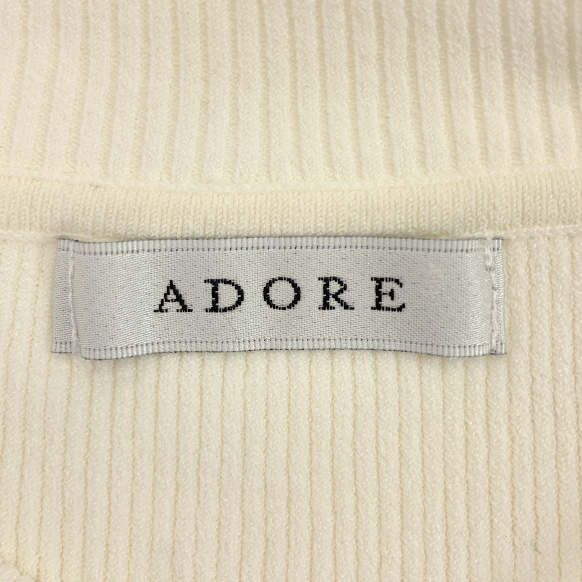 ADORE / アドーア リブニット プルオーバー トップス