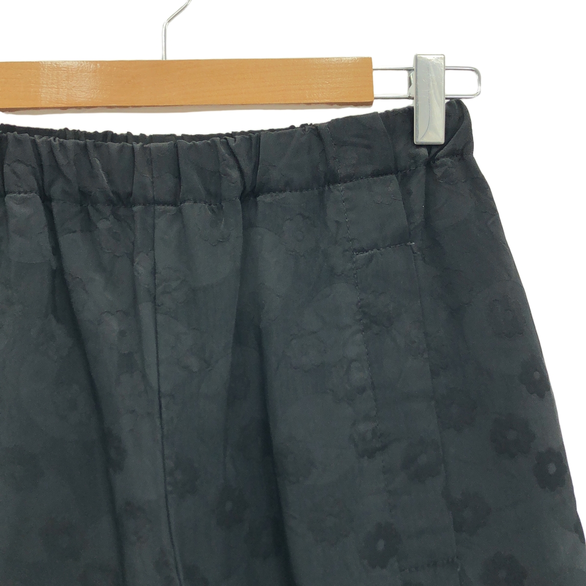 tricot COMME des GARCONS / トリココムデギャルソン フラワー ジャガード インサイドアウト ウエストゴム ワイド イージーパンツ