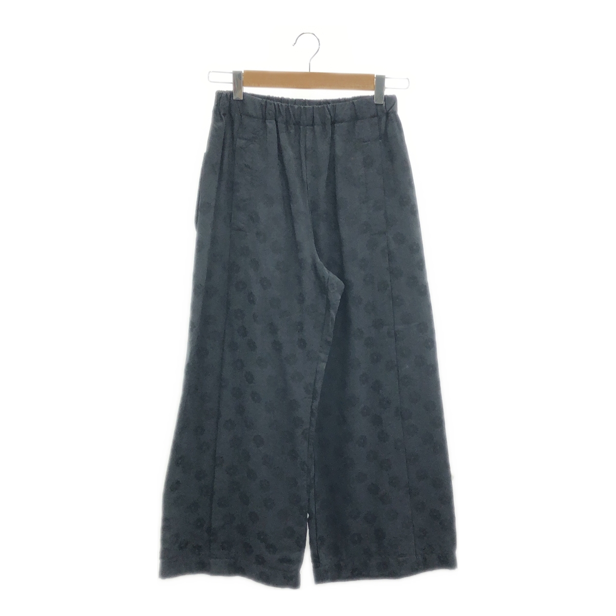 tricot COMME des GARCONS / トリココムデギャルソン フラワー ジャガード インサイドアウト ウエストゴム ワイド イージーパンツ