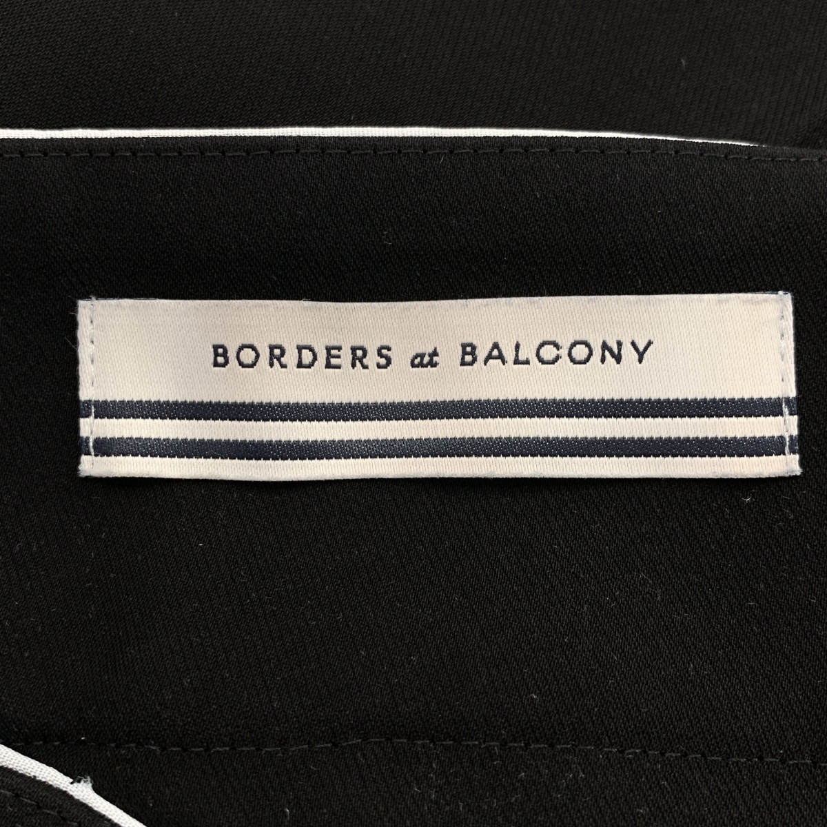 BORDERS at BALCONY / ボーダーズアットバルコニー ボーダー切替 イージー パンツ