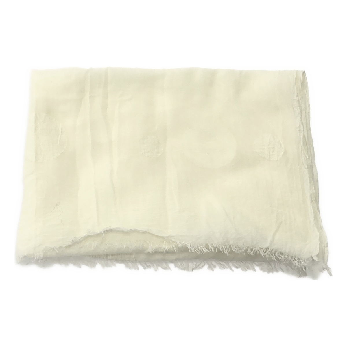 tricot COMME des GARCONS / トリココムデギャルソン コットン シルク ドット ストール