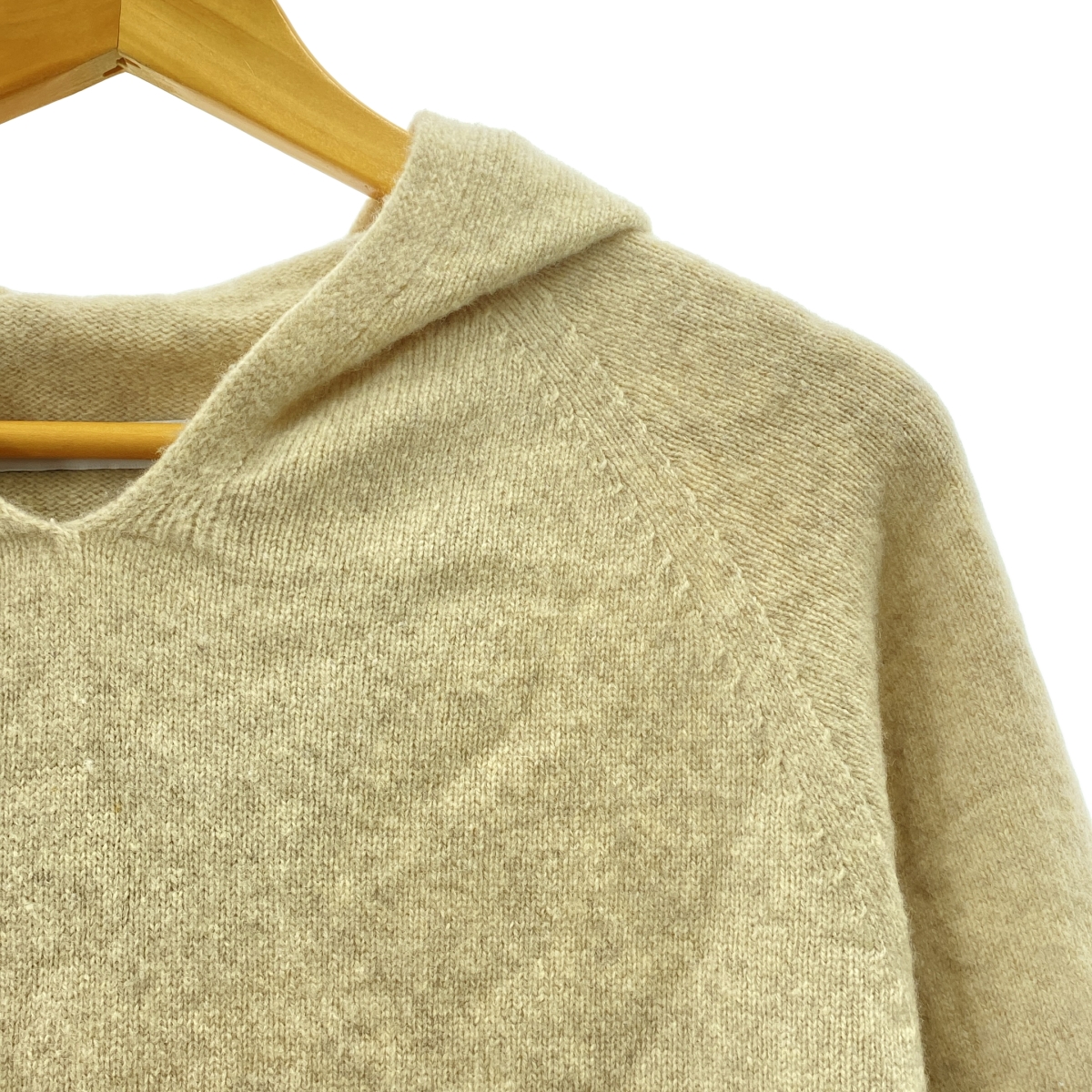 Framework / フレームワーク カシミヤブレンド 圧縮ウールフードプルオーバーニット