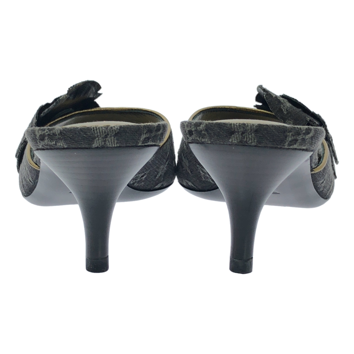 Louis Vuitton / ルイヴィトン モノグラム デニム フラワーモチーフ ミュールサンダル