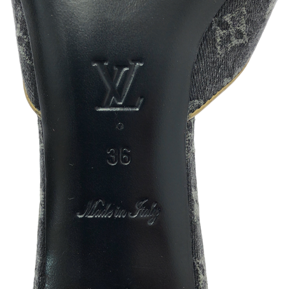 Louis Vuitton / ルイヴィトン モノグラム デニム フラワーモチーフ ミュールサンダル