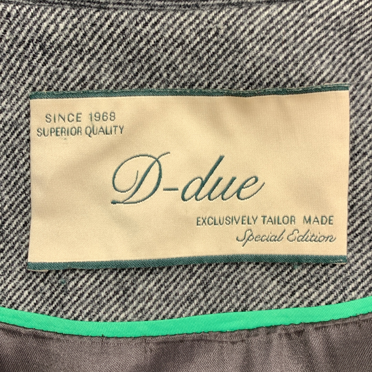 D-due / デ・デュエ 異素材 切替 レイヤード ギャザー コート / 総裏地