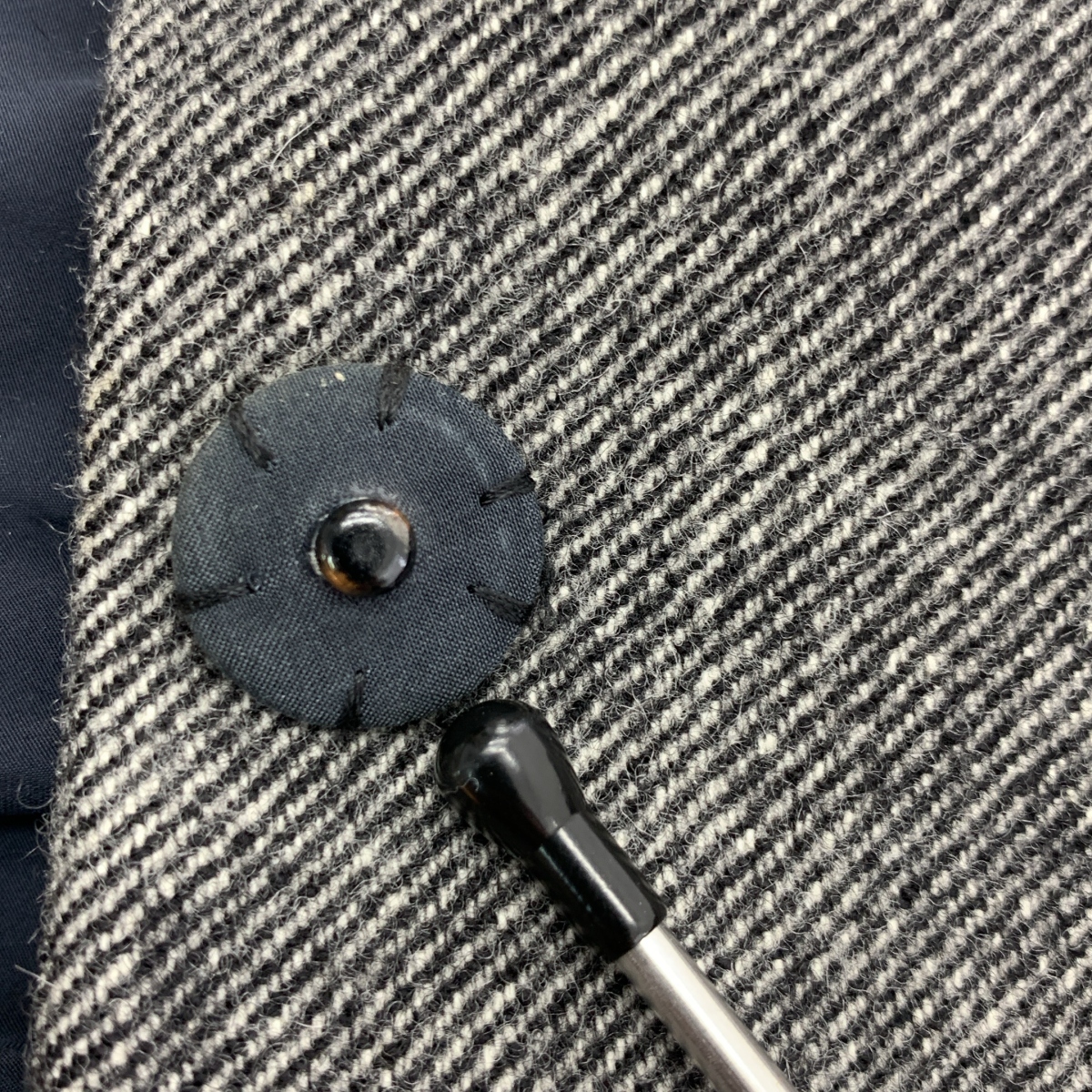 D-due / デ・デュエ 異素材 切替 レイヤード ギャザー コート / 総裏地