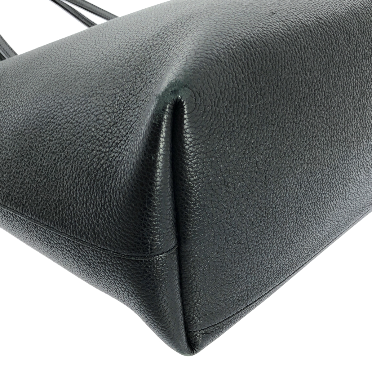 Salvatore Ferragamo / サルヴァトーレフェラガモ レザー ロゴ ガンチーニ ハンド トートバッグ / ポーチ付き