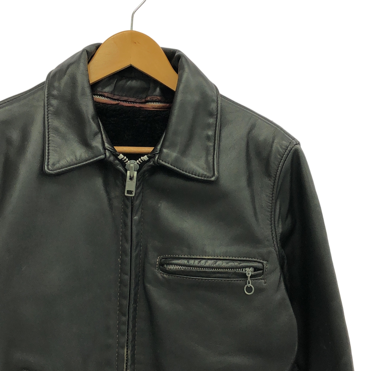 SCHOTT / ショット ボアライナー付 レザー シングルライダース ジャケット