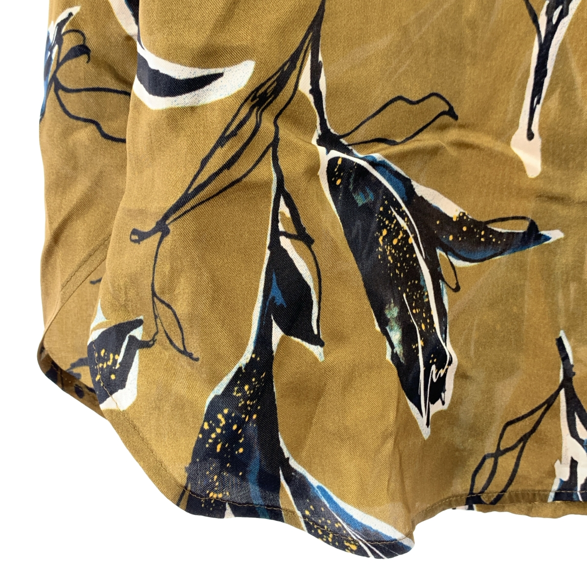 SACRA / サクラ AUTUMN FLORA BLOUSE / 総柄 バンドカラー シャツ ブラウス