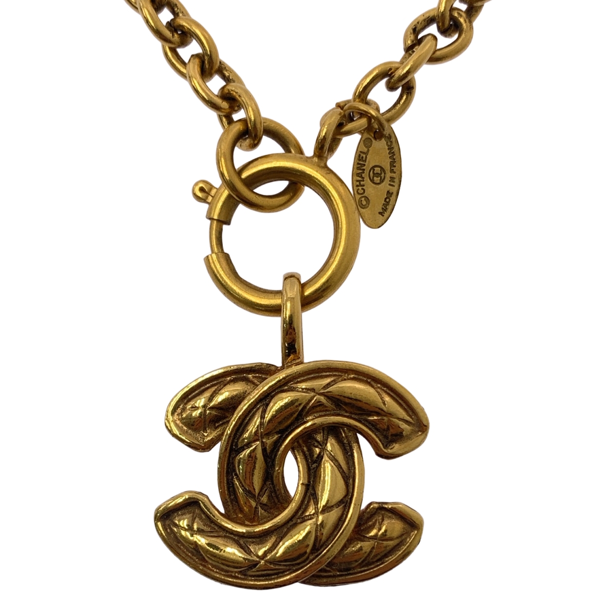 CHANEL / シャネル ココマーク マトラッセ チェーン ネックレス アクセサリー