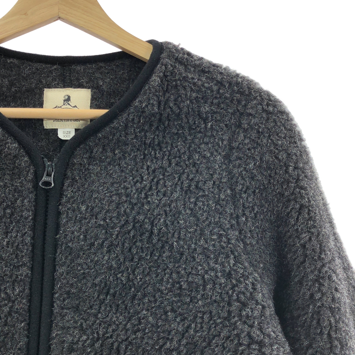 COLD BREAKER / コールドブレーカー ウール ボア ジップアップ ジャケット