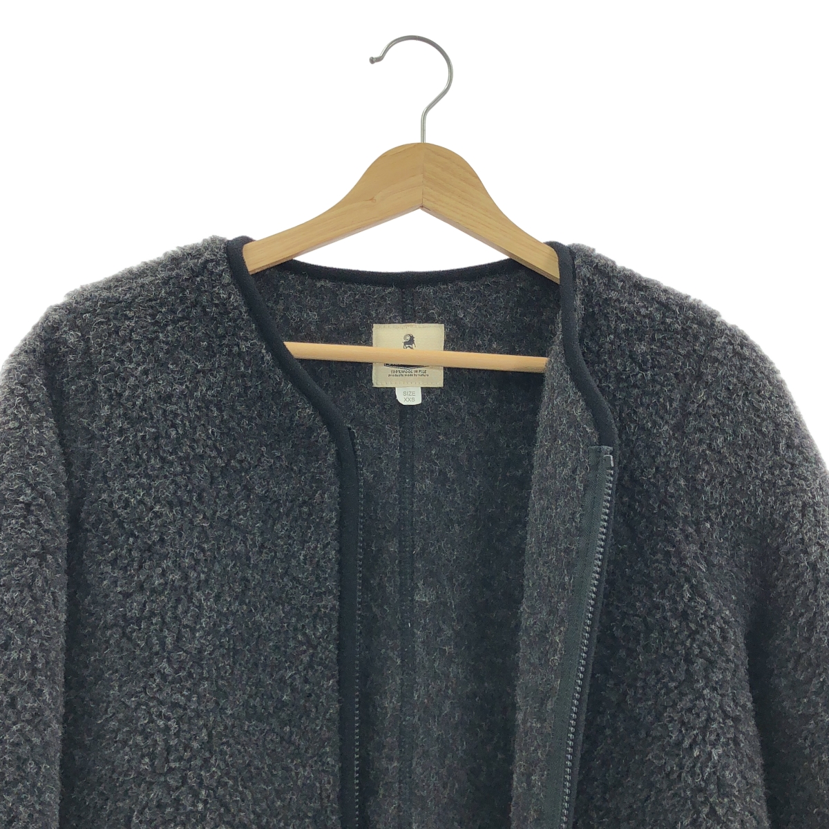 COLD BREAKER / コールドブレーカー ウール ボア ジップアップ ジャケット