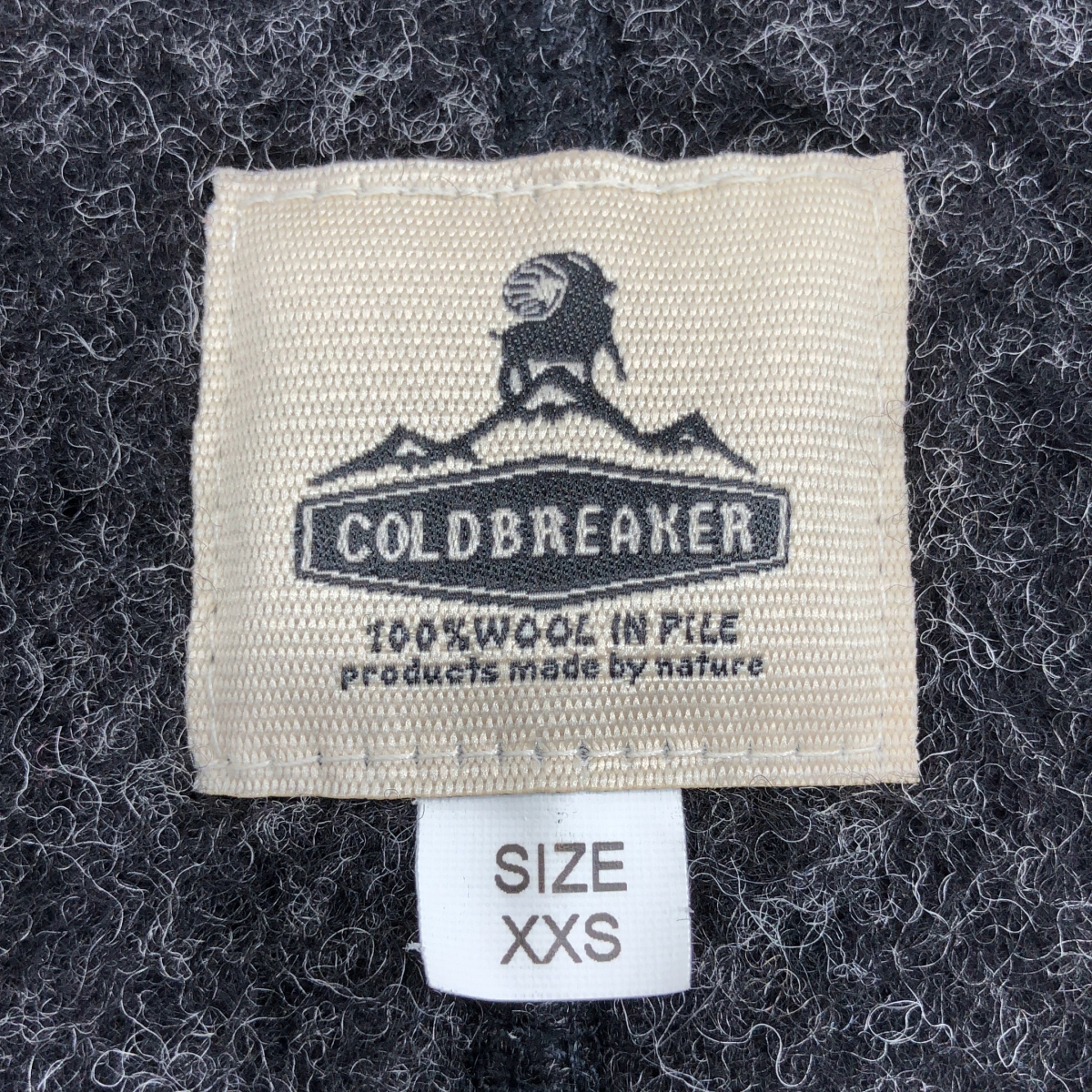 COLD BREAKER / コールドブレーカー ウール ボア ジップアップ ジャケット