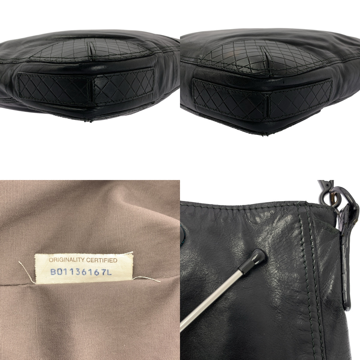 BOTTEGA VENETA / ボッテガヴェネタ スコルピート レザーショルダーバッグ