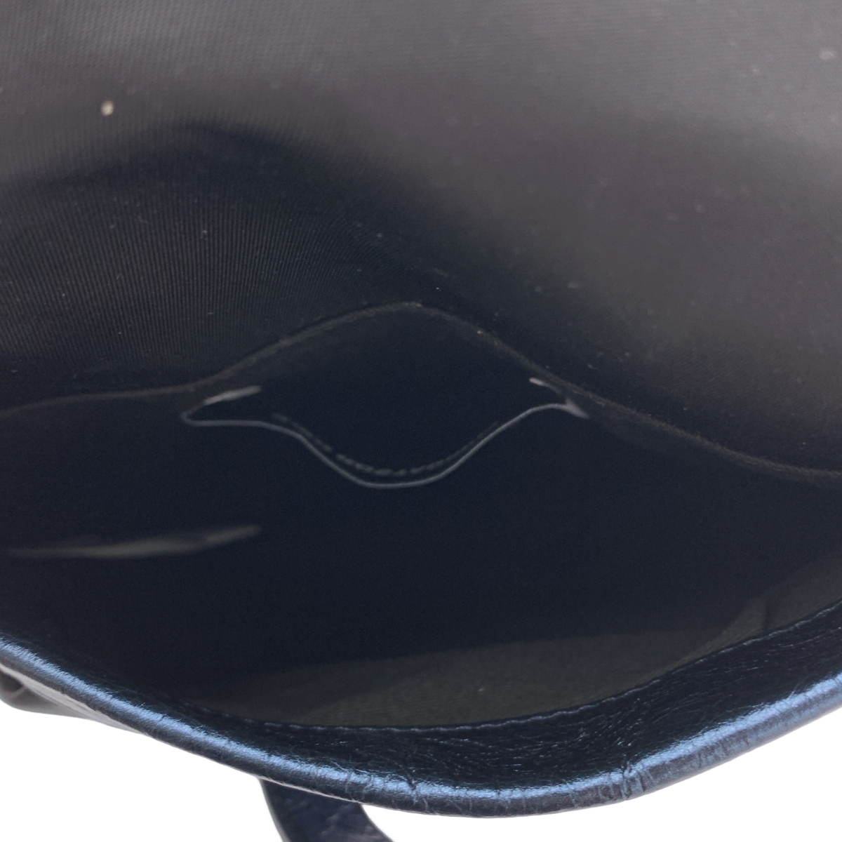 Kiko Kostadinov / キココスタディノフ SOLVA POUCH ナイロンタフタ レザーパイピング アシンメトリー ショルダーバッグ