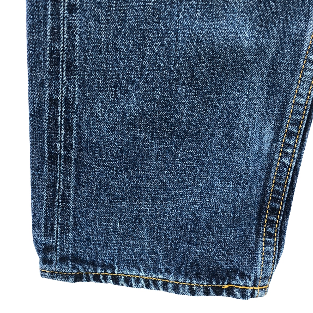 JUNYA WATANABE COMME des GARCONS / ジュンヤワタナベ レザーパッチ セルビッチ デニムパンツ